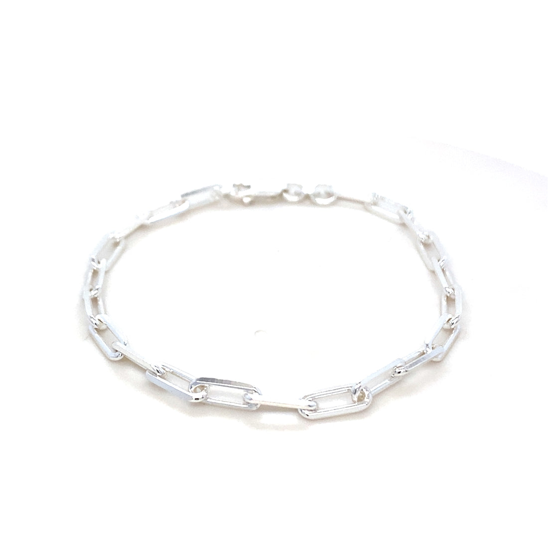 Bella Paperclip Bracelet - Silver