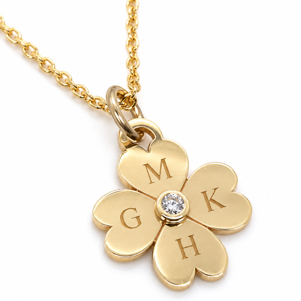 Heart Clover Necklace