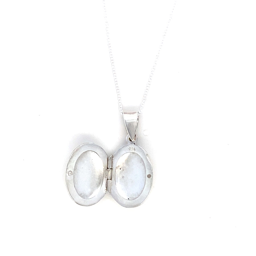 Silver Oval Locket