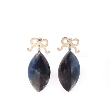Sapphire Bow Drops