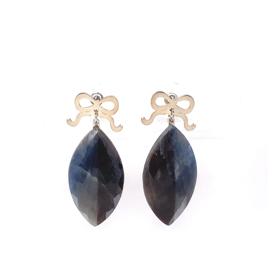 Sapphire Bow Drops