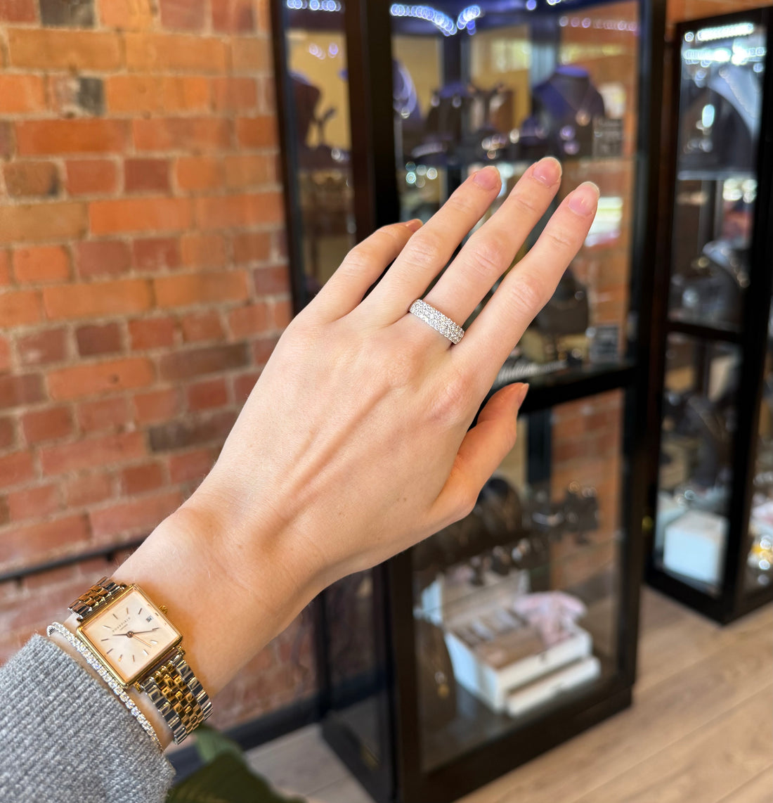 Ana Pave Lab Diamond Ring
