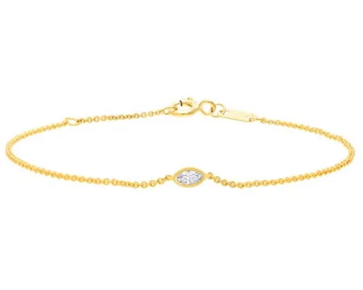 Marquise Bracelet - Yellow Gold