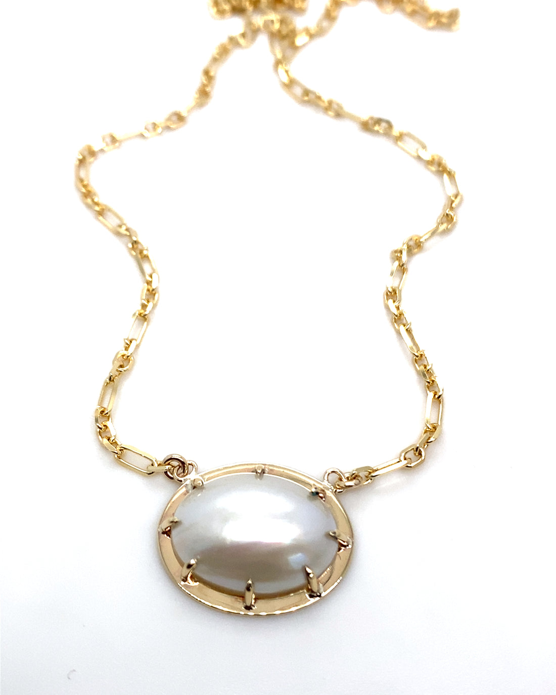 Mabe Pearl Necklace