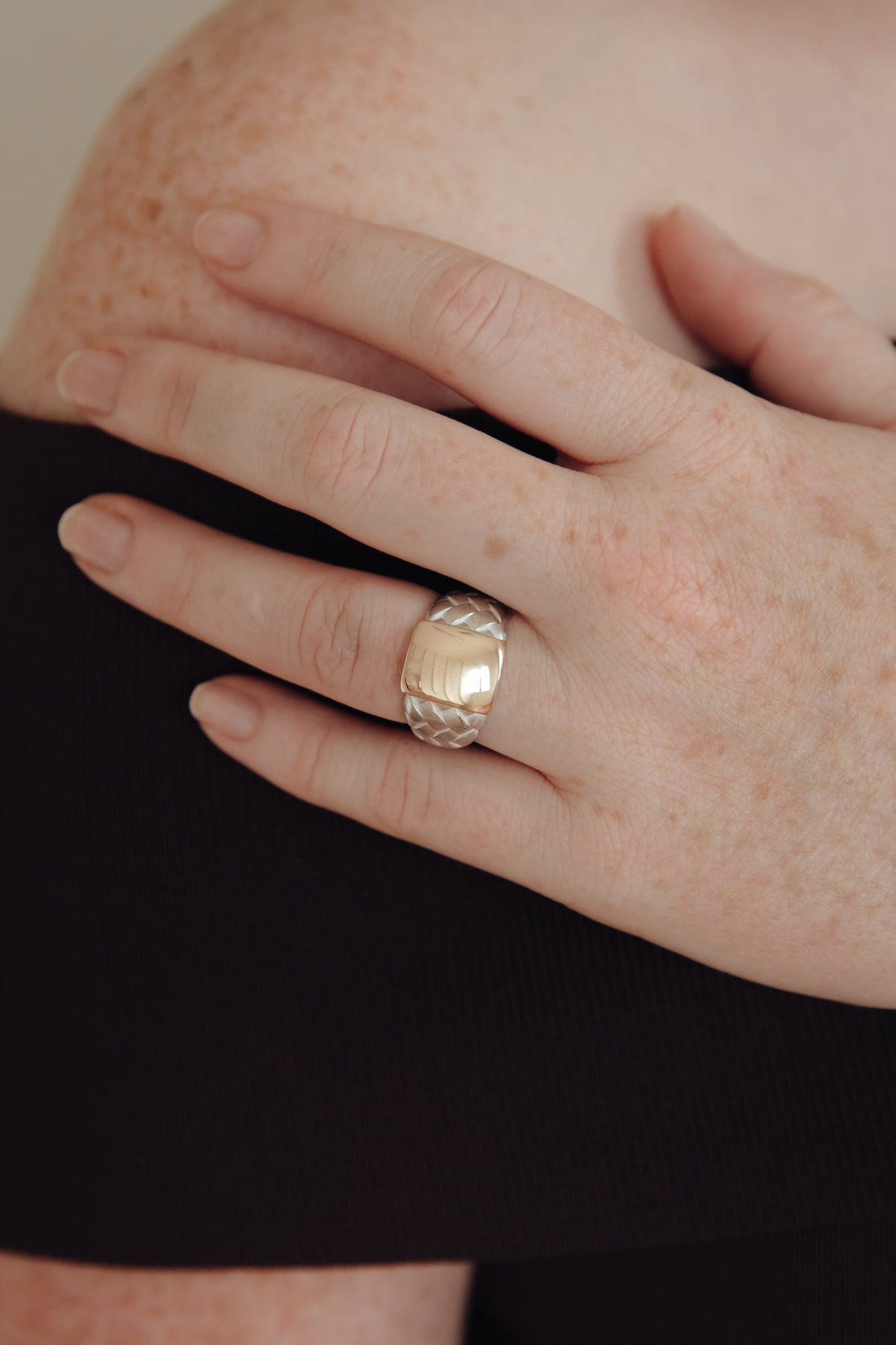 Woven Ring - Two Tone