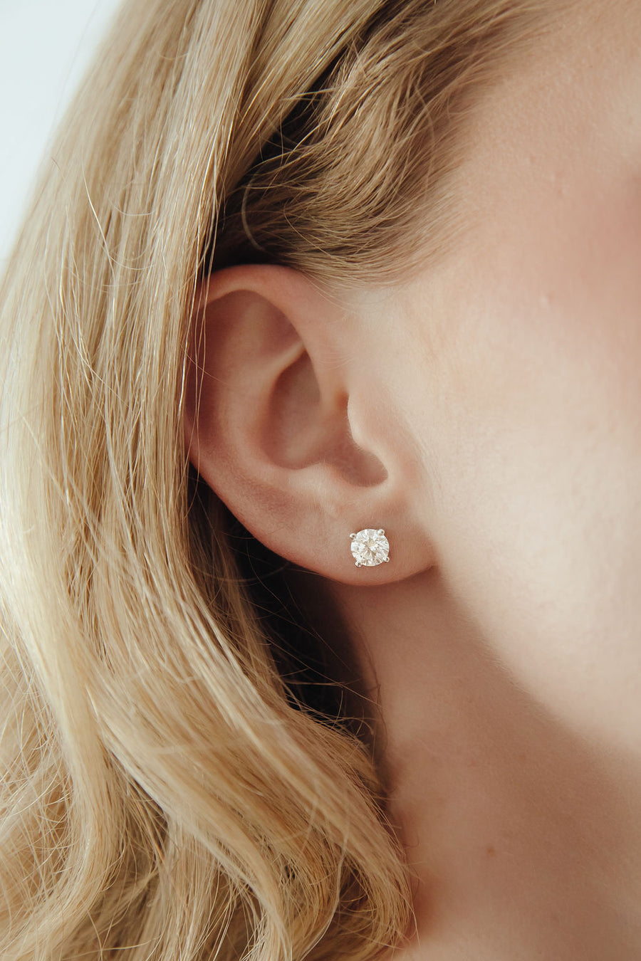 2ct Classic Lab Diamond Studs