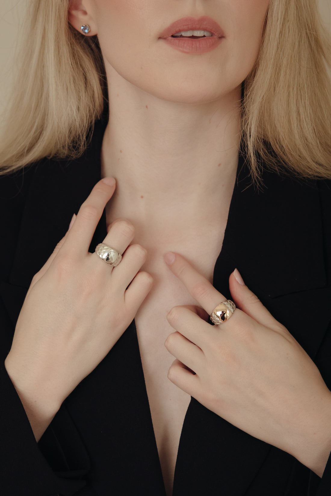 Woven Ring - Two Tone