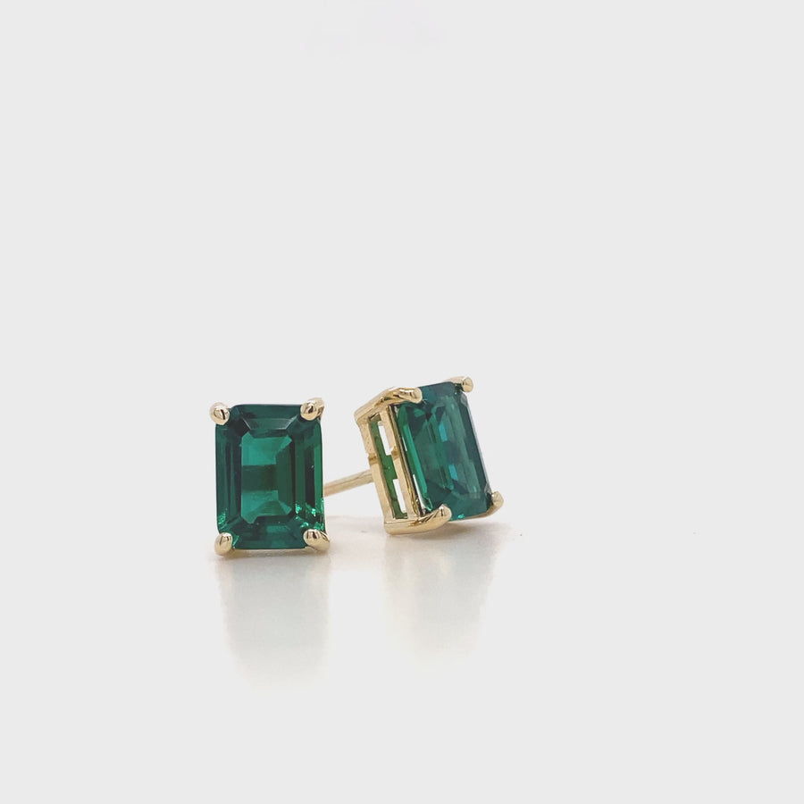 Emerald Studs