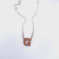 Petite Motif Necklace - Two tone