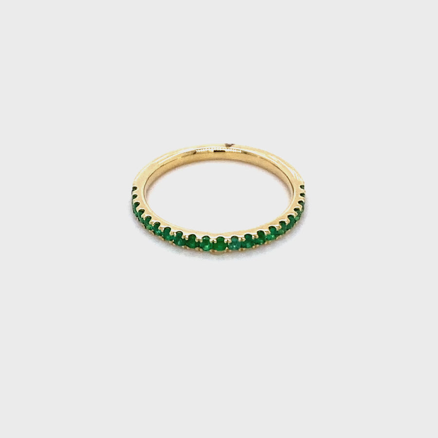 Stacker Ring - Emerald
