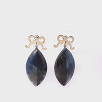 Sapphire Bow Drops