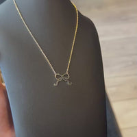 Bow Necklace