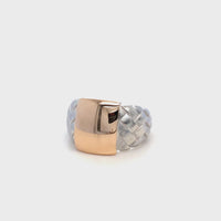 Woven Ring - Two Tone
