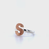 Petite Motif Ring two tone