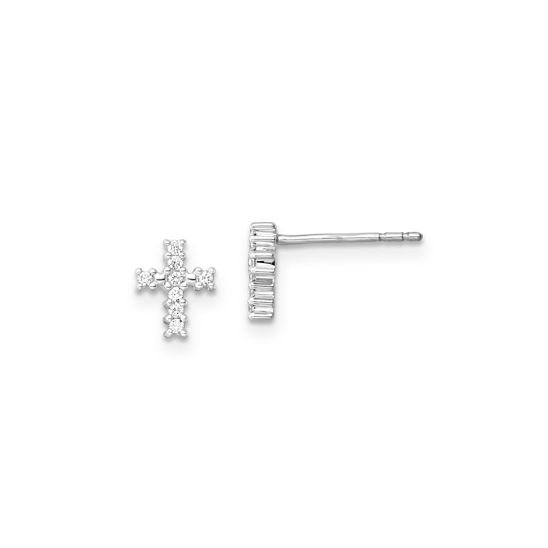 Viv Lab Diamond Cross Studs