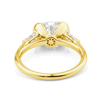 Amos Cushion Cut Diamond Ring - Gold