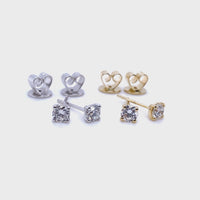 Lab grown Diamond Stud earrings 0.50ct TDW