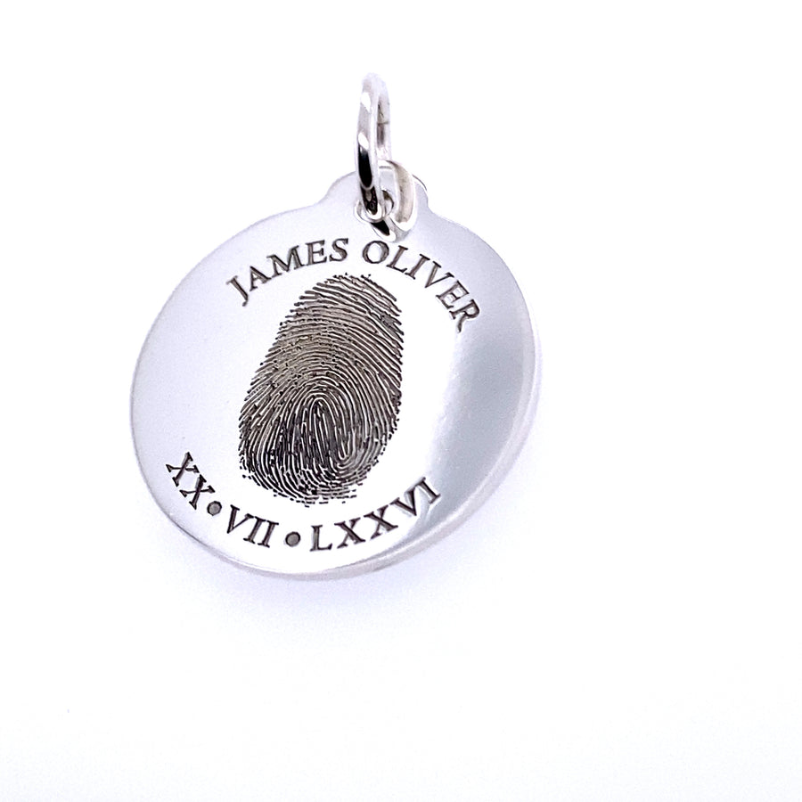 Fingerprint Pendant - Classic