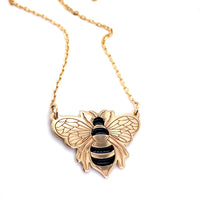 Flutter Bumblebee Necklace